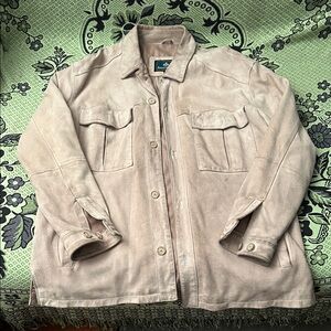 Rainforest Beige Suede Jacket